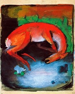 Dode Hert, 1913 door Franz Marc
